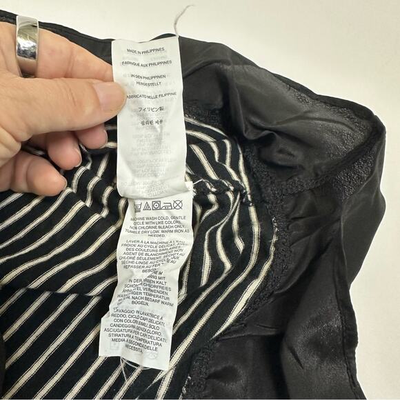 J.Crew Sleeveless Striped Peplum Hem Top - Size Small - Picture 9 of 10